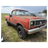1984 Dodge w-150  Red