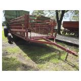 Hydraulic hog cart