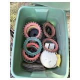 Tub of planter plates