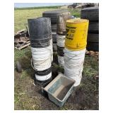 Buckets and feeder