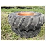 18.4-34 tires on rims