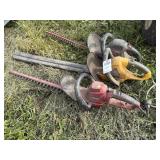 (3) hedge trimmers