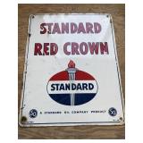 Standard Red Crown Sign
