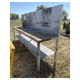 Metal work bench