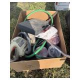Pruner, pipe wrenches, rope lights, etc