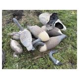 Duck decoys, geese