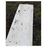 Sheets of pegboard