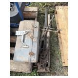 Jack, Tripod, toolbox and tire irons
