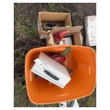 Wrenches toolboxes and bottles