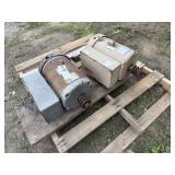 Pair of Baldor 5 hp electric motors