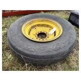 7.60-15 tire on rim