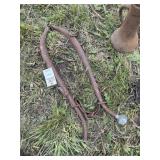 Horse collar hames