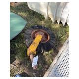Brush mower wheel