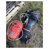 9.9 Evinrude Motor with gas tank