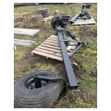 Tool bar heavy duty lift assist wheels