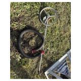 Measuring wheel and hook