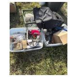 Assorted parts, fittings, Polaris bag, moreï¿½