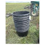 Plastic tubs (10)