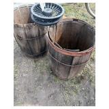 Hub caps and nail kegs