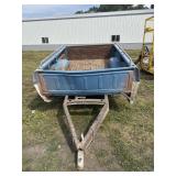 Pickup truck bed trailer
