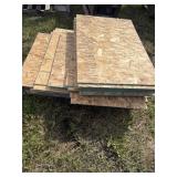 Stack of plywood