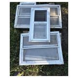 Lot of Aluminum Windows