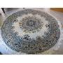beautiful persian style round area rug 60"