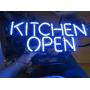 neon Kitchen open sign light