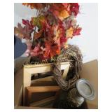 fall floral stems grapevine wreathes frames