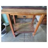 wood table island type