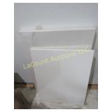 3 new blank painting canvases