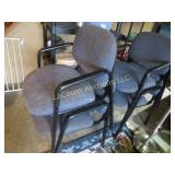4 office type chairs