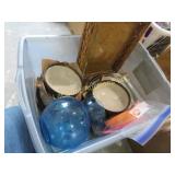 casserole assorted dished blue pitcher