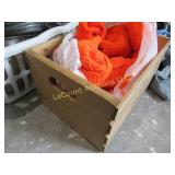 crate w orange hunting hats scarf pants