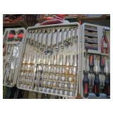 large tool set sockets wrenches screw drivers more