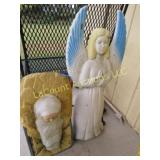 blow mold Angel & nativity baby
