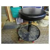 wheeled shop stool