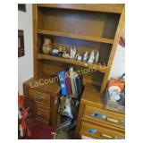 3 pc shelving drawer desk unit