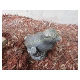 small concrete bird garden decor