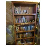 wood book shelf not contents