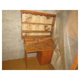 hand made kids desk unit w shelves