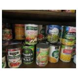3rd shelf canned food HUGE amount 2 layers