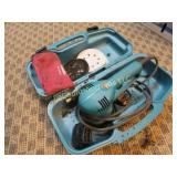Makita orbital sander in case
