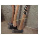 3 assorted axes good condition
