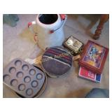 canteen muffin pan enameled pot misc