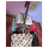 assorted books hot pad mens shavers