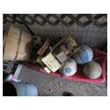 all balls basket in sled toys enameled pail