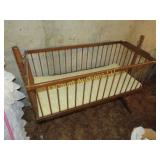 vintage baby cradle