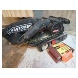 Craftsman belt sander w extra belts