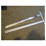 2 drywall T squares 48"